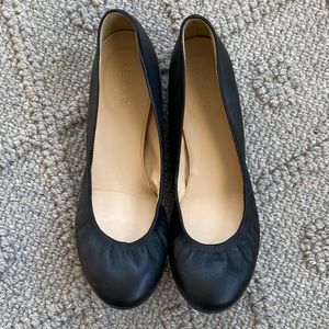 J Crew Anya leather ballet flats